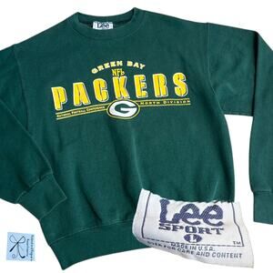 Lee Sport NFL Green Bay Packers NFC ND Crewneck Sweatshirt Sz L